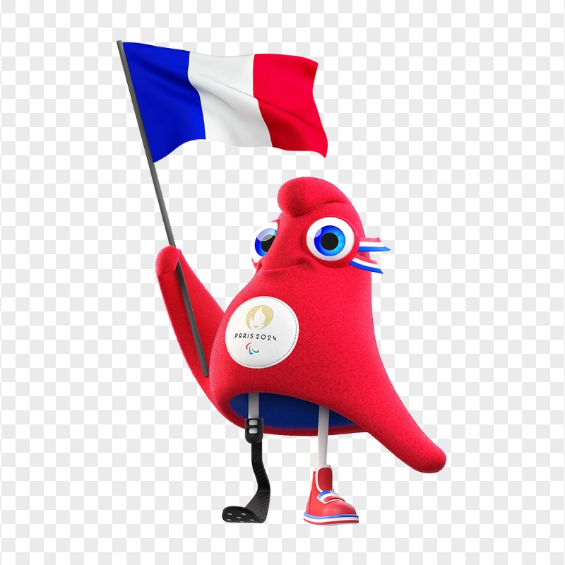 Paris 2024 Olympic Phryge Paralympic Holding France Flag Citypng