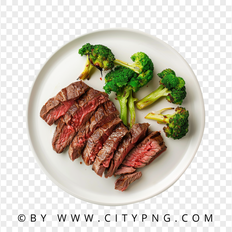 Delicious Sliced Steak with Veggies