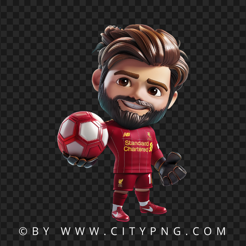 Alisson Becker Goalkeeper Chibi Character