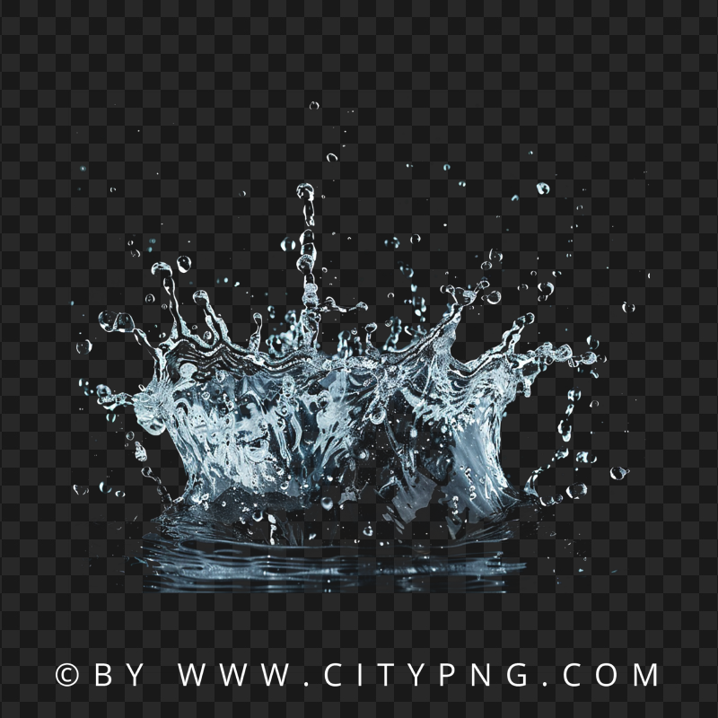 Realistic Liquid Water Splatter