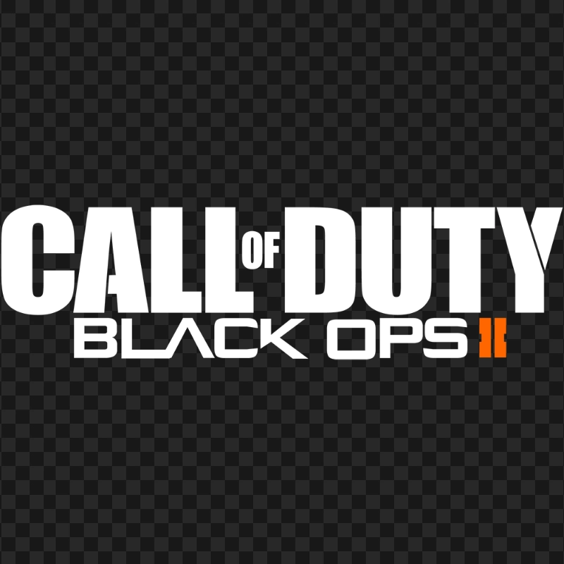 Call of Duty Gameplay Black Ops 2 White Logo
