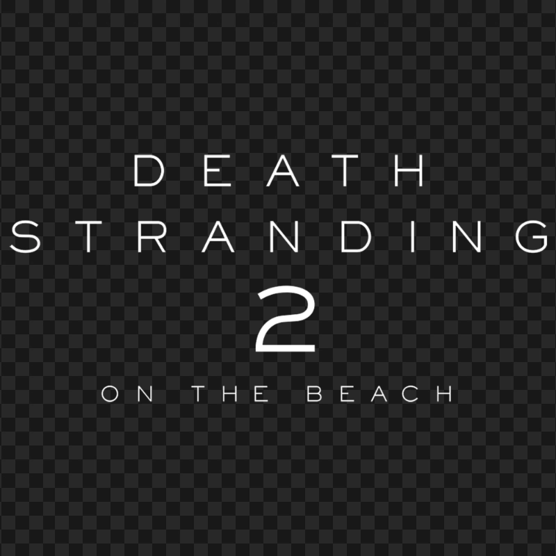 Death Stranding 2 Game White Logo