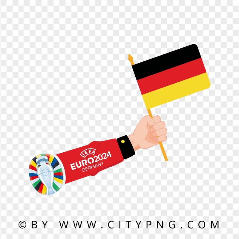 Euro 2024 Raising The Germany Flag
