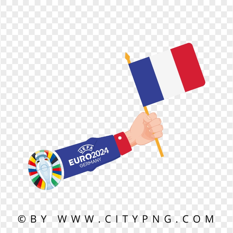 Euro 2024 Raising The National France Flag