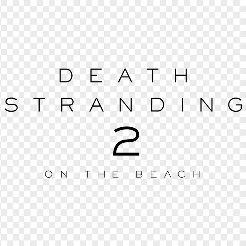 Death Stranding 2 Official Game Logo
