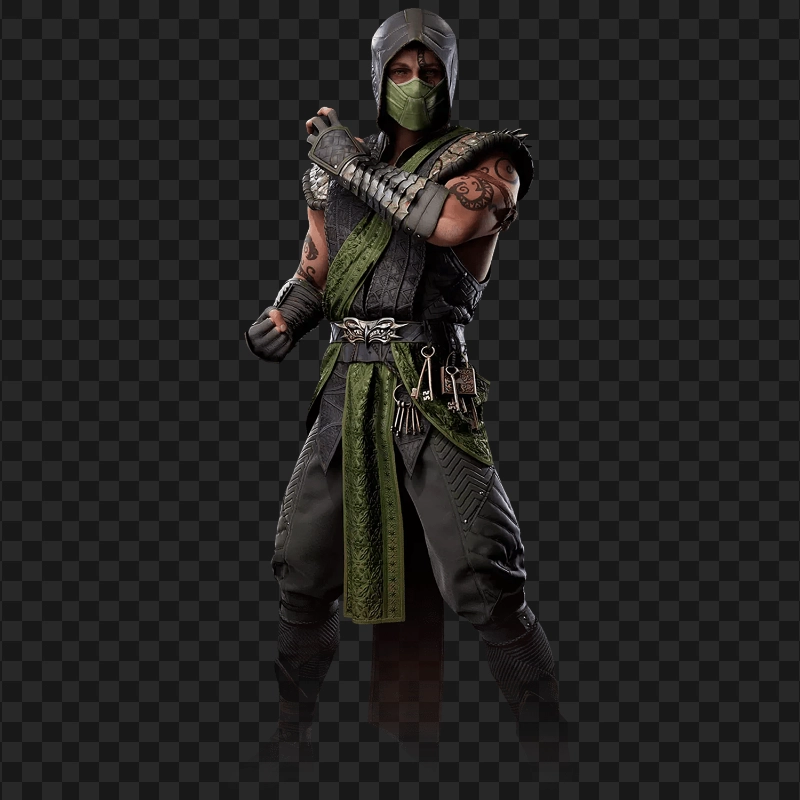 Portrait Of Reptile Mortal Kombat 1 Fighter