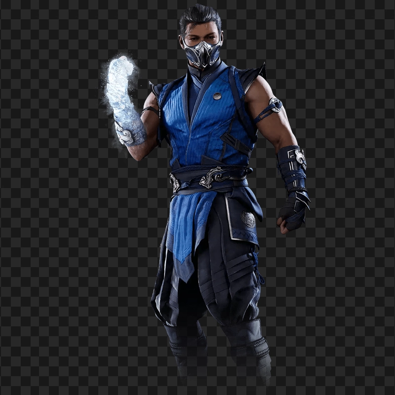 Portrait Sub-Zero Mortal Kombat Fighter