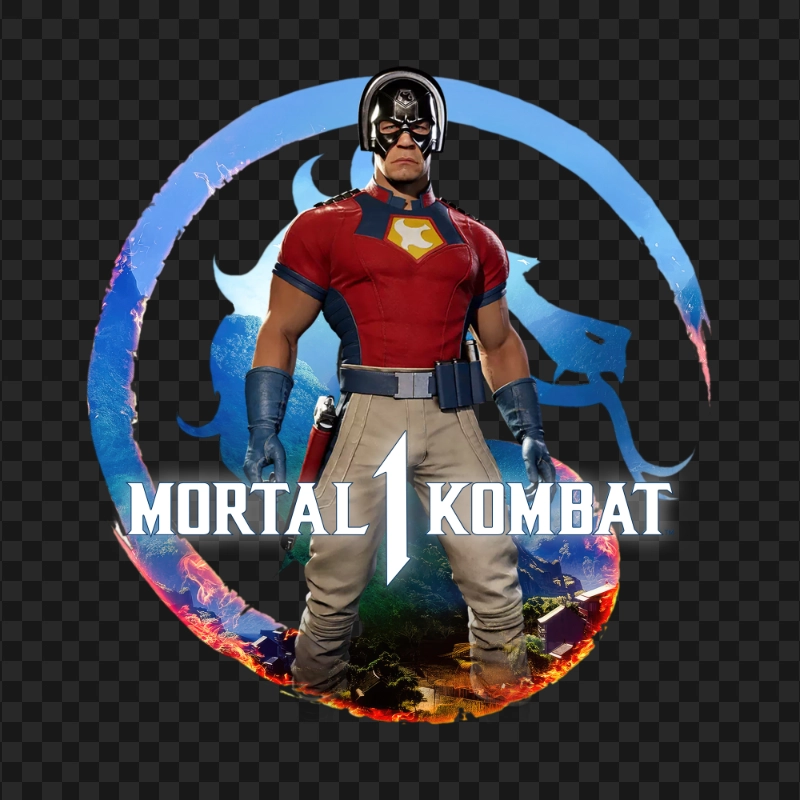 The Peacemaker Mortal Kombat Portrait Transparent Background