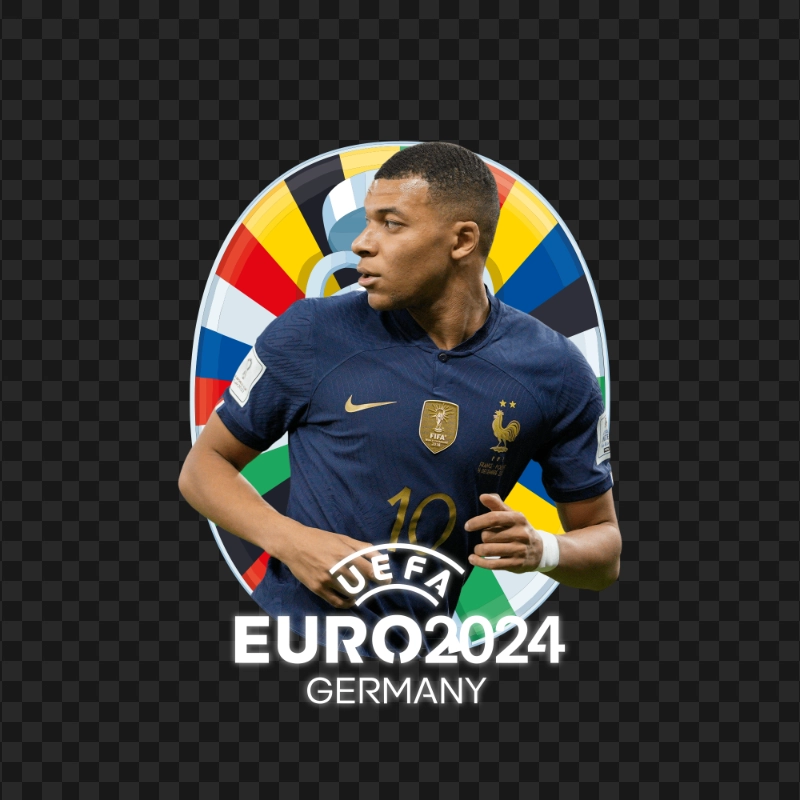 UEFA Euro 24 Kylian Mbappé French Player