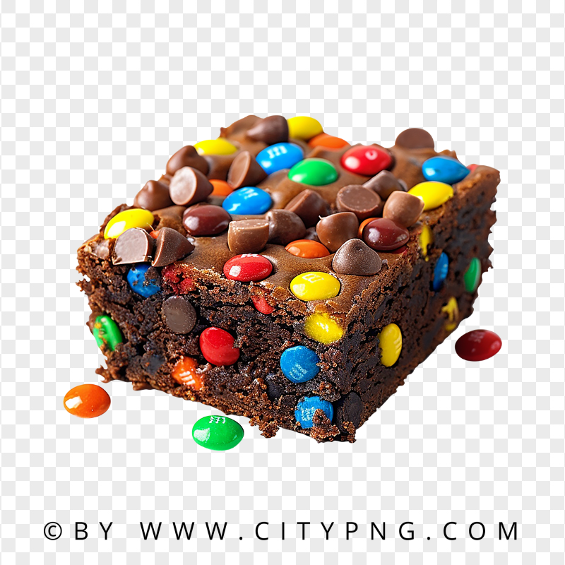 Chocolate Brownie with M&M's Sprinkles