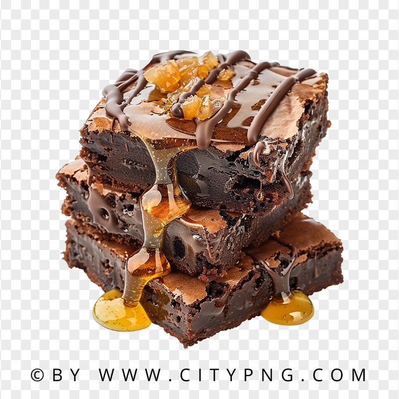 Chocolate Fudgy Brownies with Melted Honey
