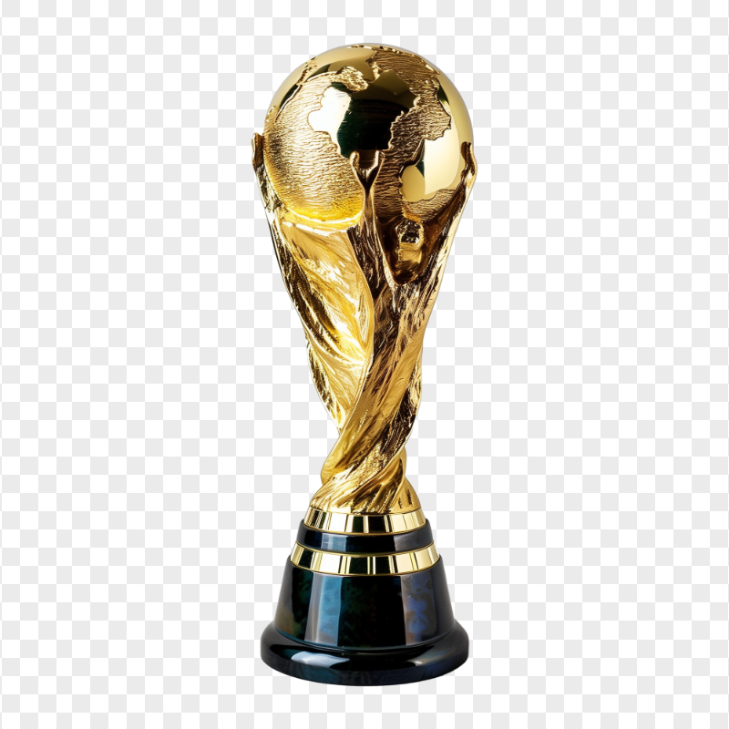 Fifa World Cup Golden Trophy Transparent Background