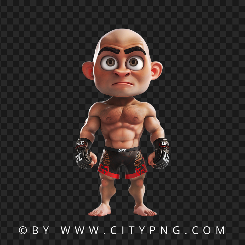 Georges St-Pierre Pixar MMA Fighter