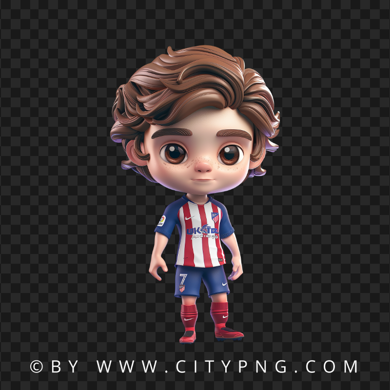 Antoine Griezmann French Chibi Footballer