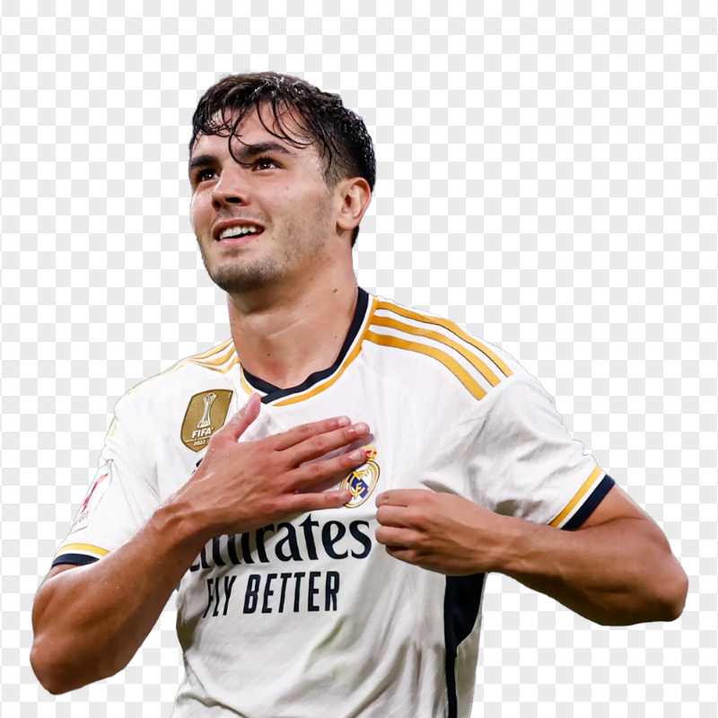 HD Brahim Diaz Real Madrid Footballer Transparent Background