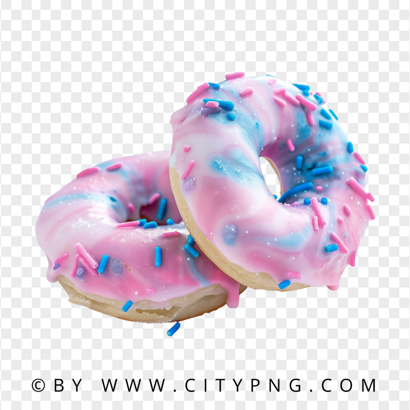 Magical Pastel Donuts with Rainbow Candy Sprinkles