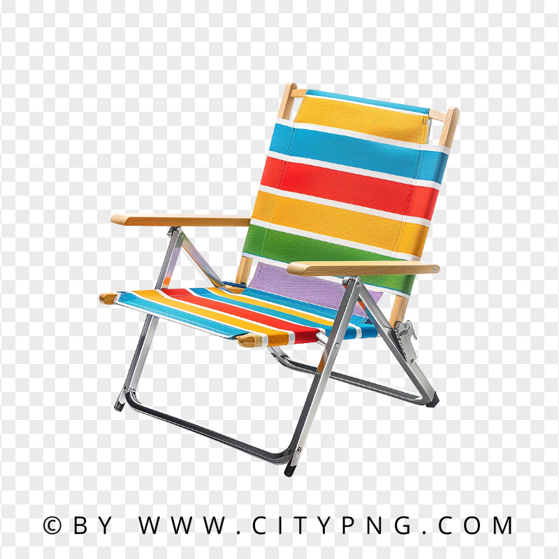 Colorful Portable Beach Chair for Summer Relaxation