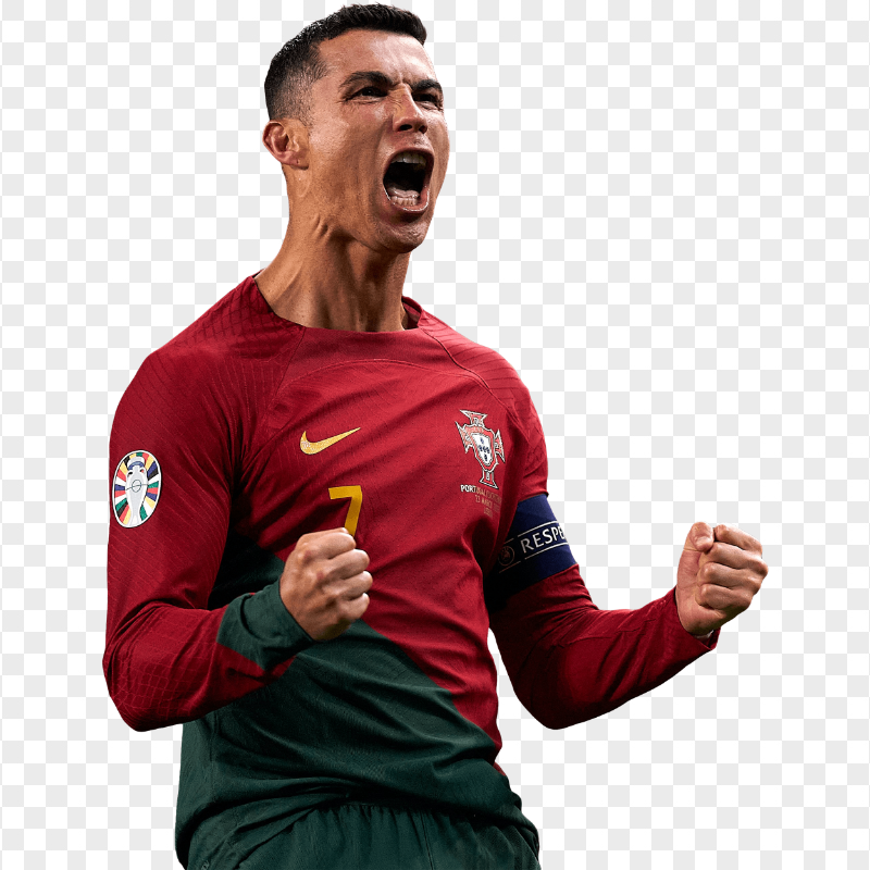 HD Cristiano Ronaldo Portugal Player Celebration PNG