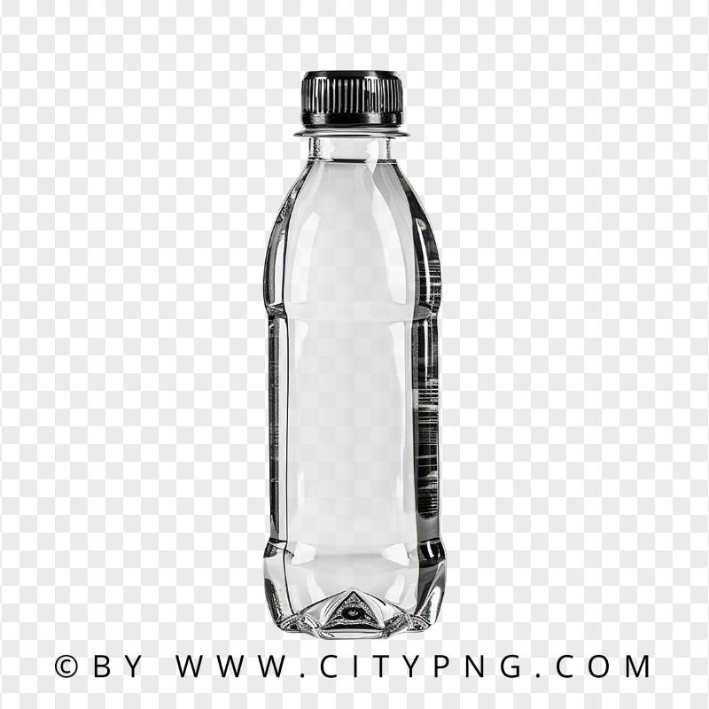 Empty Plastic Beverage Bottle with Simple Shape