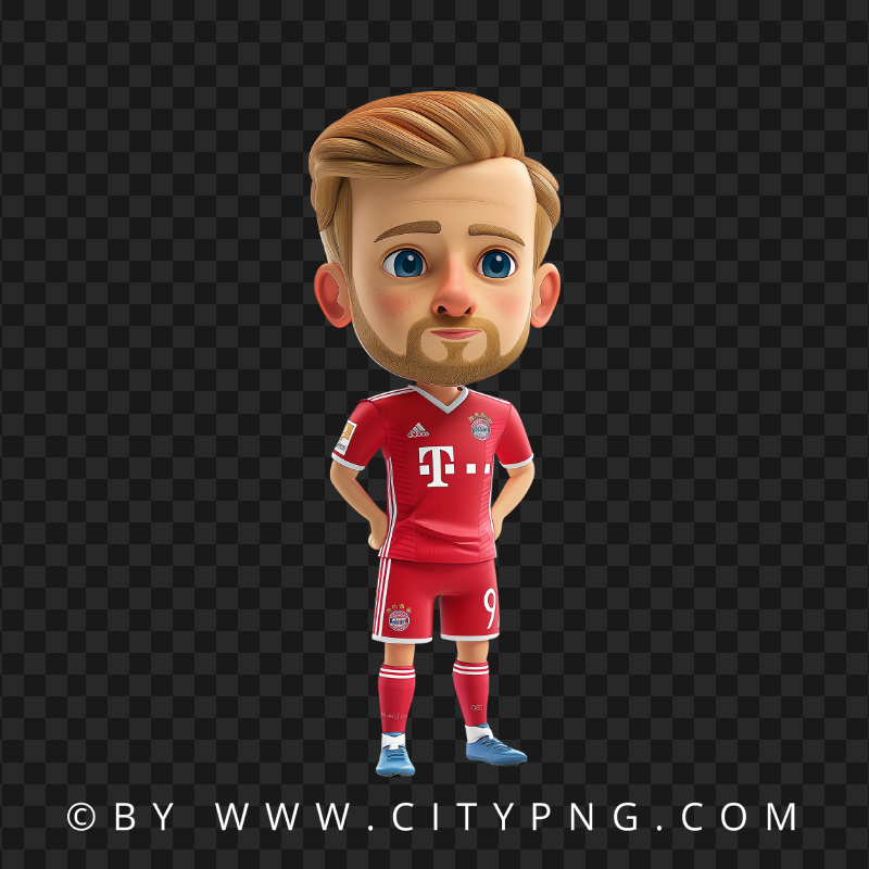 Harry Kane Footballer Chibi Character Player