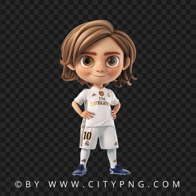 Luka Modrić Football Pixar Character