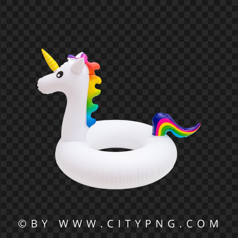 Giant Inflatable Unicorn Swim Ring for Kids and Adults