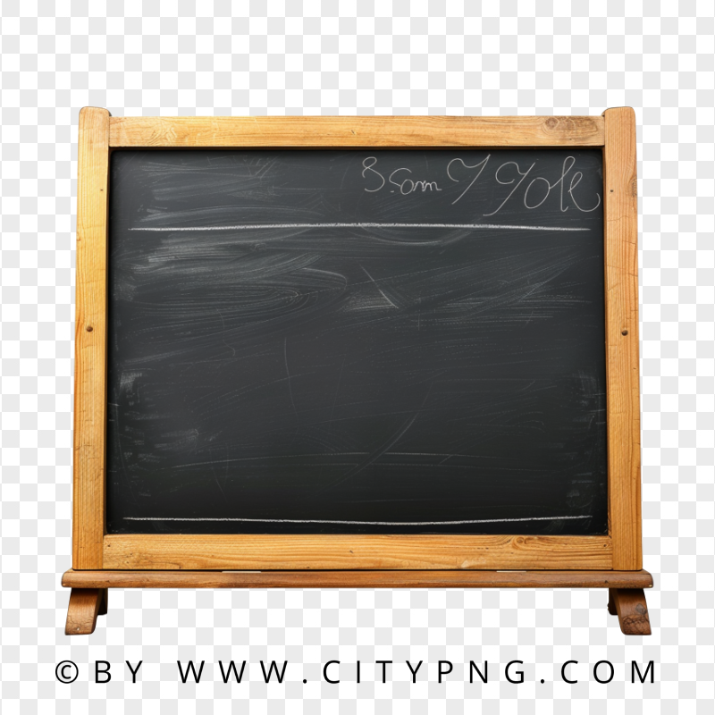 Chalk School Blackboard Wooden Frame