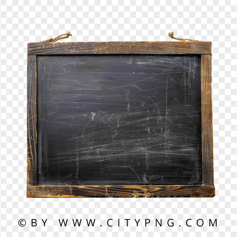 HD Blank School Wooden Chalkboard Slate Board
