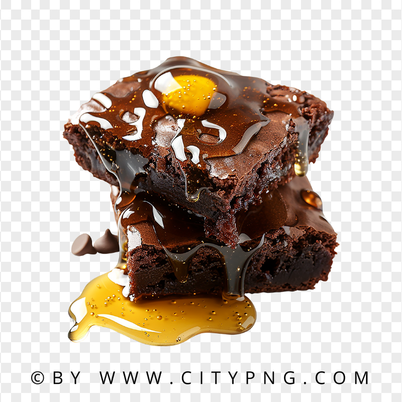 Chocolate Cakey Brownies with Honey Butter