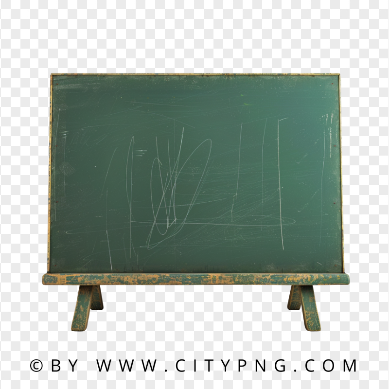 HD Green Blank School Stand Up Board No Background