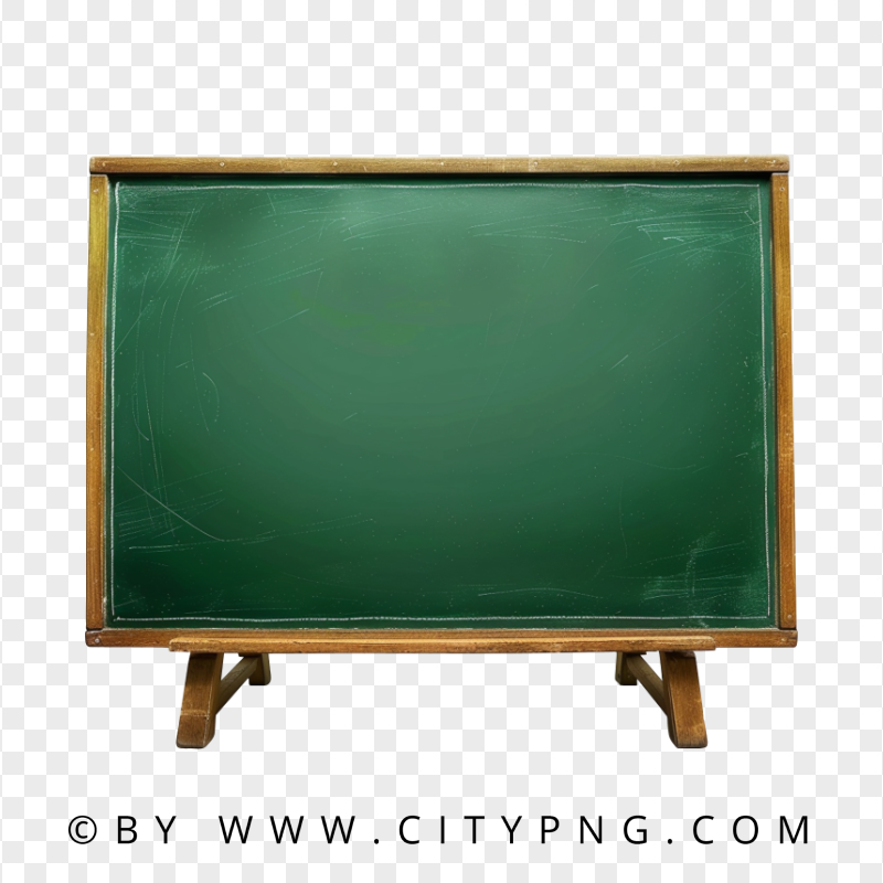 HD Green Stand Up Wooden Frame School Board